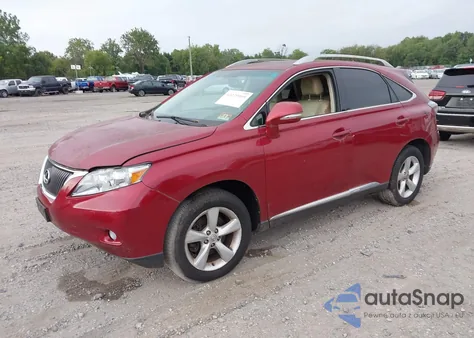 2010 Lexus Rx 350 from USA, damaged, VIN 2T2BK1BA2AC073582